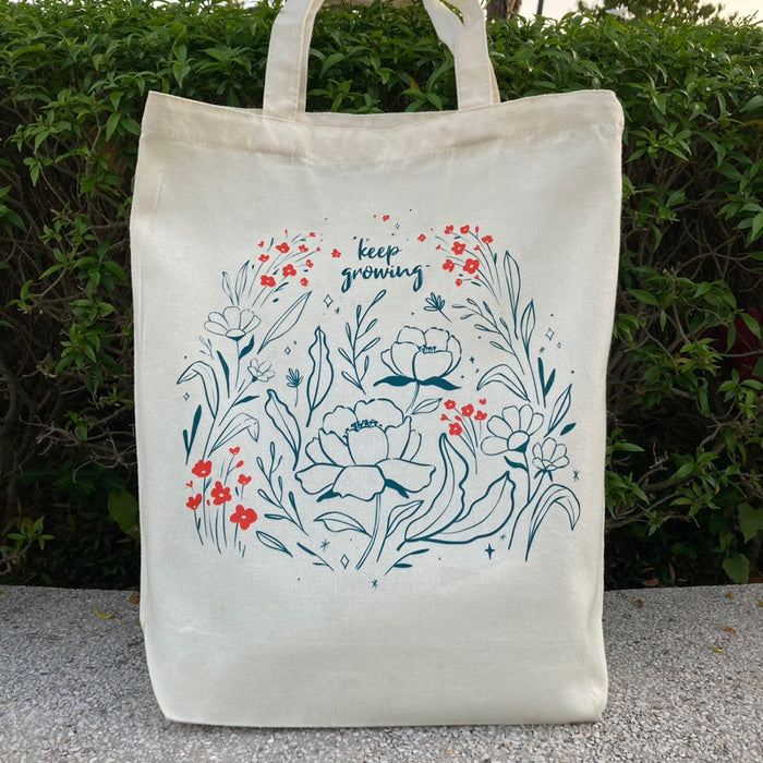 SomethingSeni Tote Bag // Keep Growing