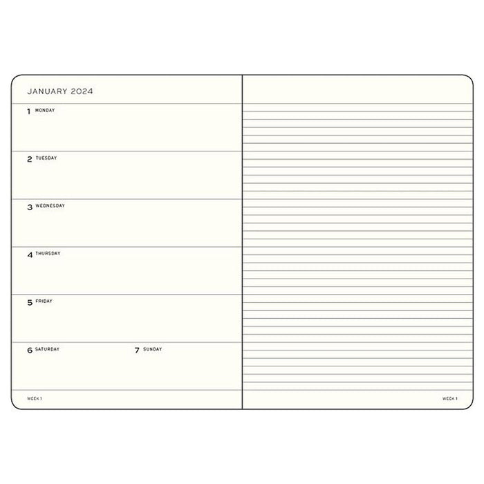 2024 Leuchtturm1917 A5 Weekly Planner and Notebook