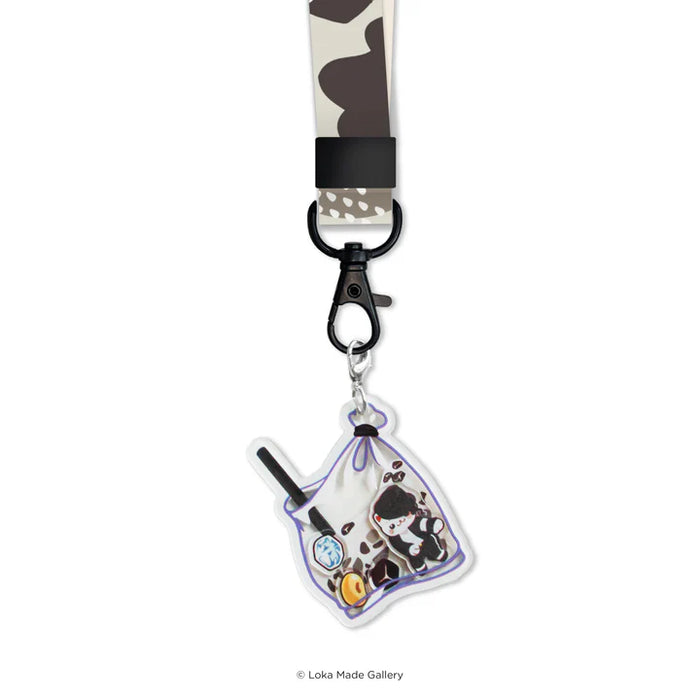 Loka Made Ikat Tepi Lanyard with Shaker: Michael Jackson