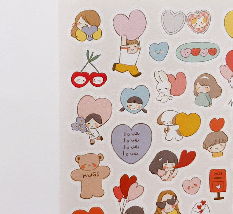 msbulat Sticker Sheet // Love Delivery