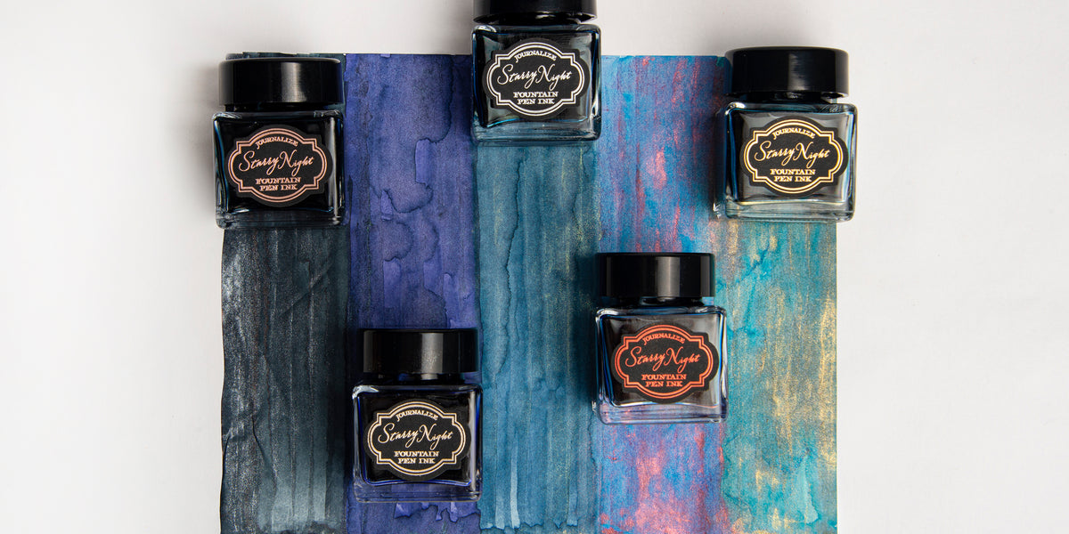 Journalize Starry Night Fountain Pen Shimmering Ink 30ml