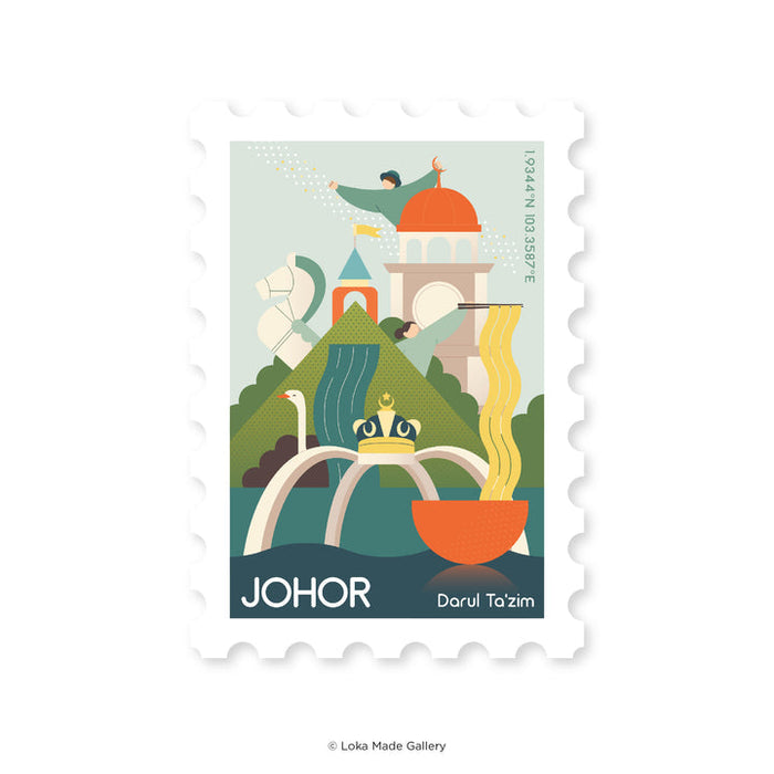 Loka Made Postcard // Collecting Malaysia: Johor