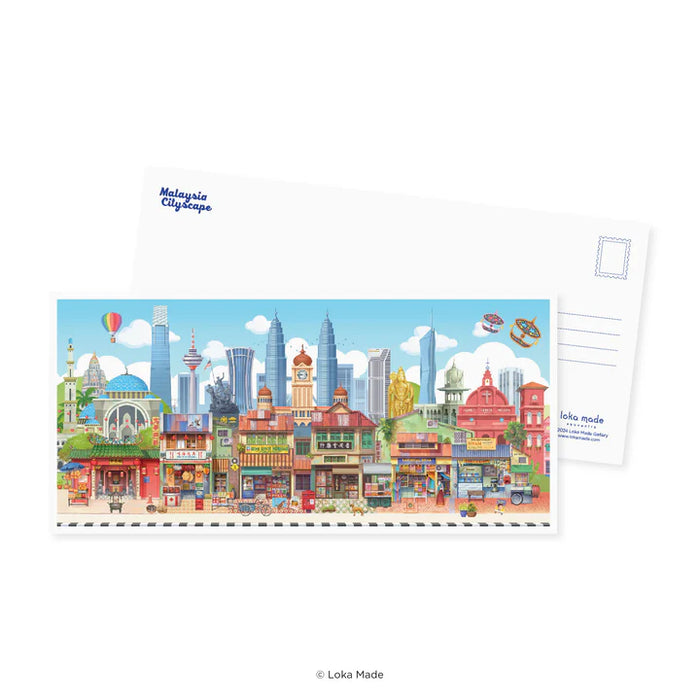 Loka Made Panorama Postcard // Colourful Malaysia