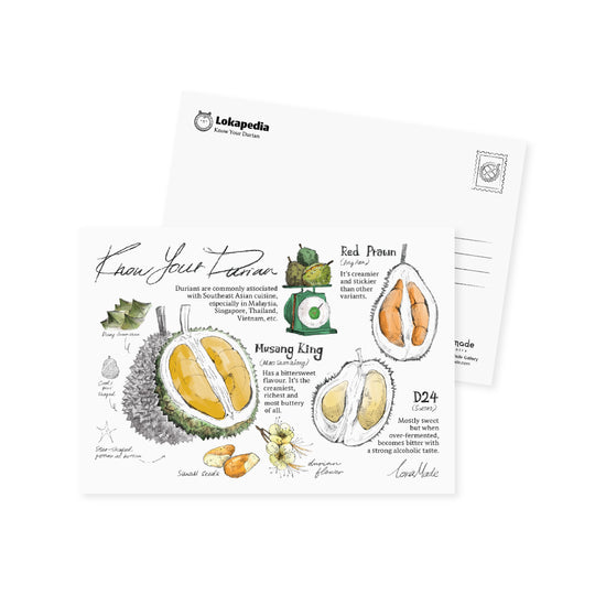 Lokapedia Postcard: Know Your Durian
