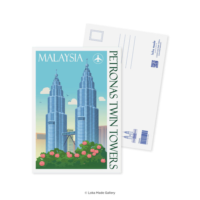 Loka Made Postcard // Petronas Twin Towers