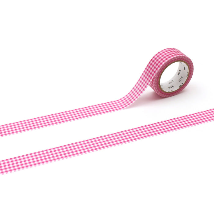 MT01D564 Delicate Checkered Pink Washi Tape