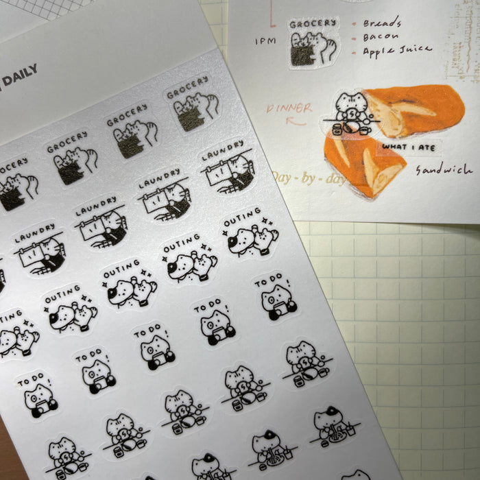 Hatsu Midori Sticker Sheet // [Mood Tracker] Daily
