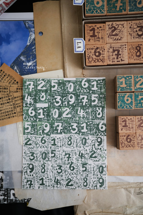 Kurukynki Rubber Stamp Collection // Numbers