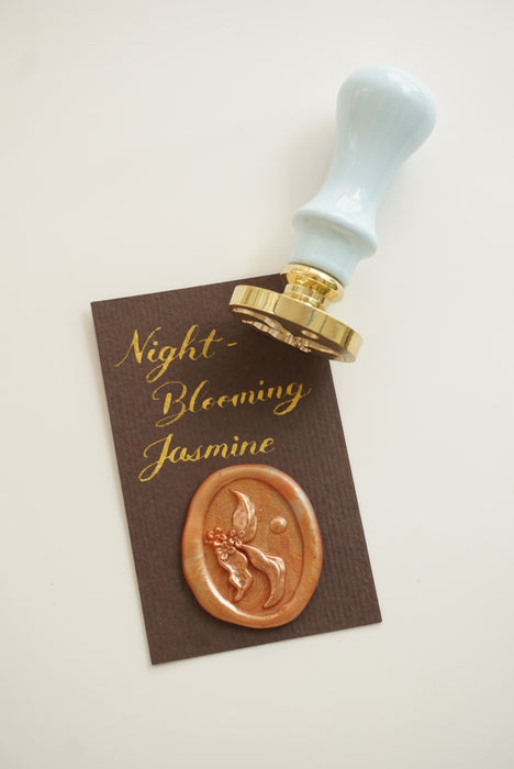 Wooden Wax Seal // Night-Blooming Jasmine