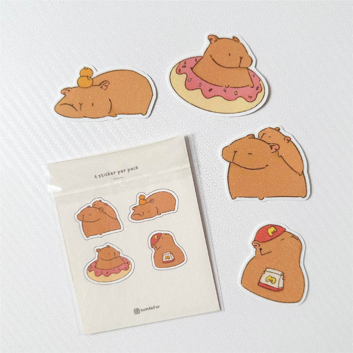 Nomdefur Sticker Pack // Capybara 1