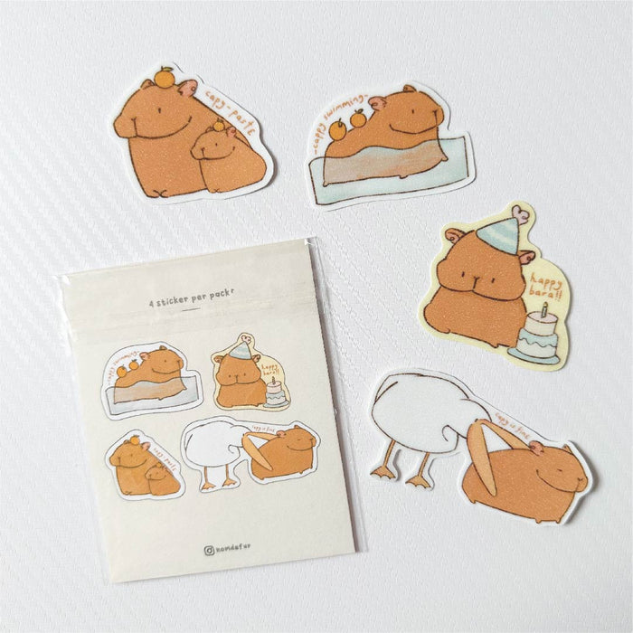 Nomdefur Sticker Pack // Capybara 2