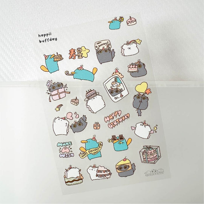 Nomdefur Sticker Sheet // Happii Buffday