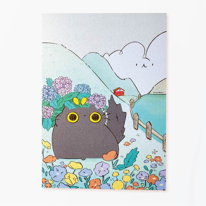 Nomdefur Art Print // Nomnom Vacation