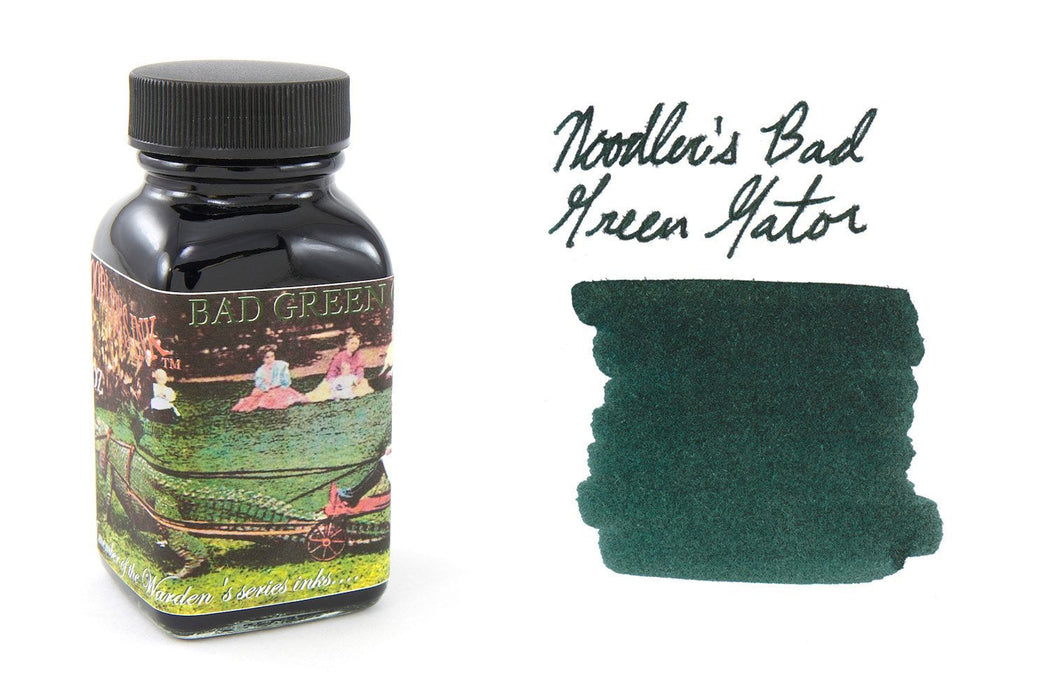 Noodler's Fountain Pen Ink // Bad Green Gator (Bulletproof)