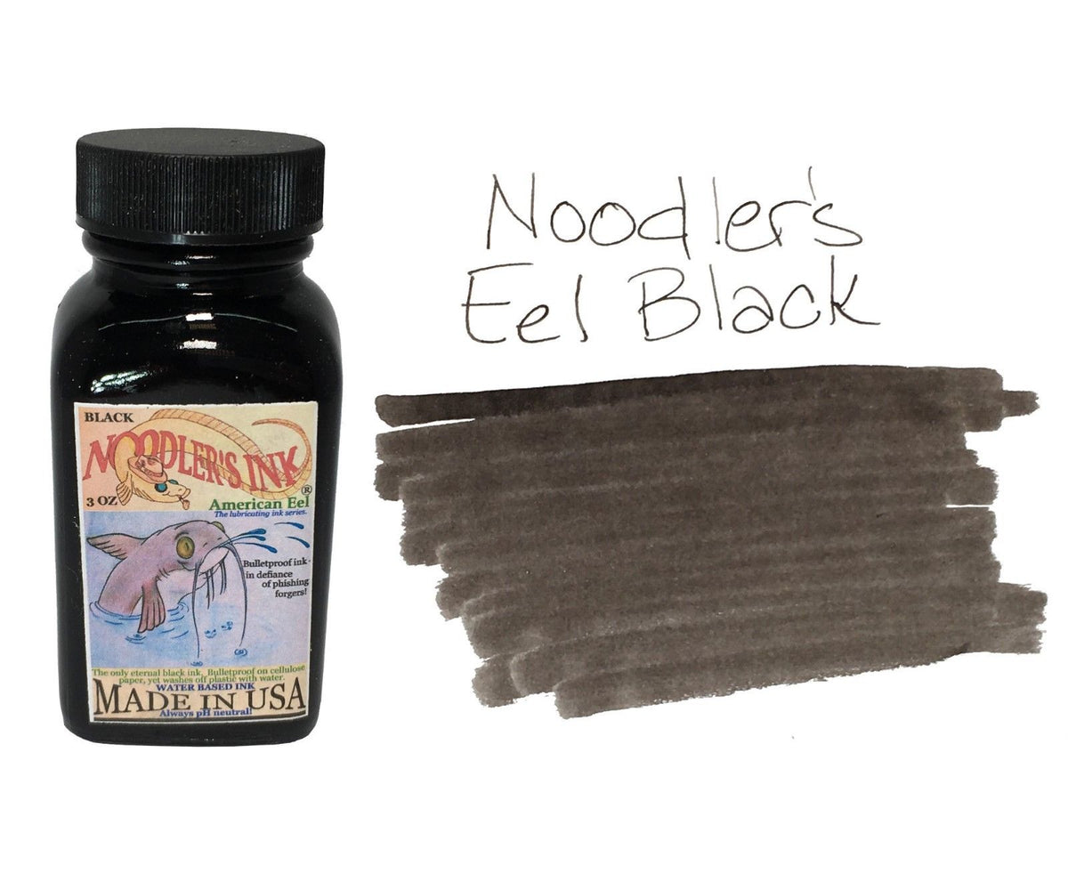 Noodler's Black Waterproof Fountain Pen Ink - Bulletproof,3 ounce