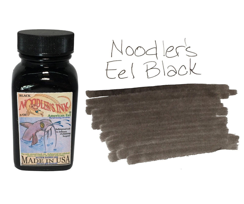Noodler's Fountain Pen Ink // Black Eel (Bulletproof)