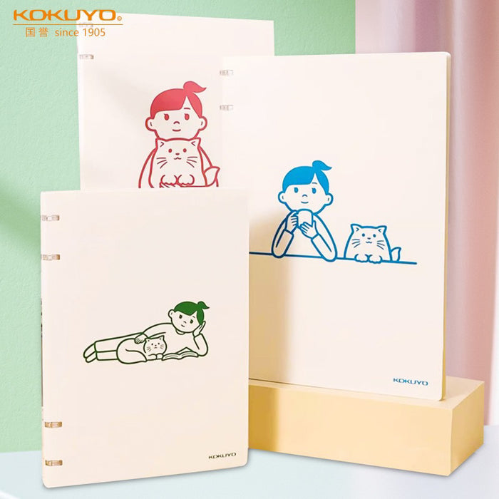KOKUYO x Noritake Good Time Refillable 4 Ring Binder Notebook (A5/B5 Size)