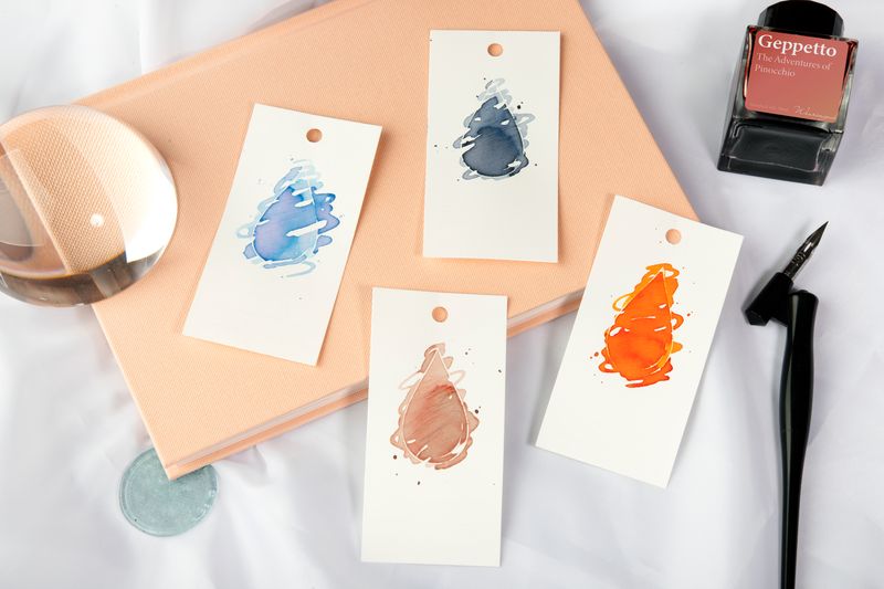 Wearingeul Color Swatch Card // Ink Drop Ring