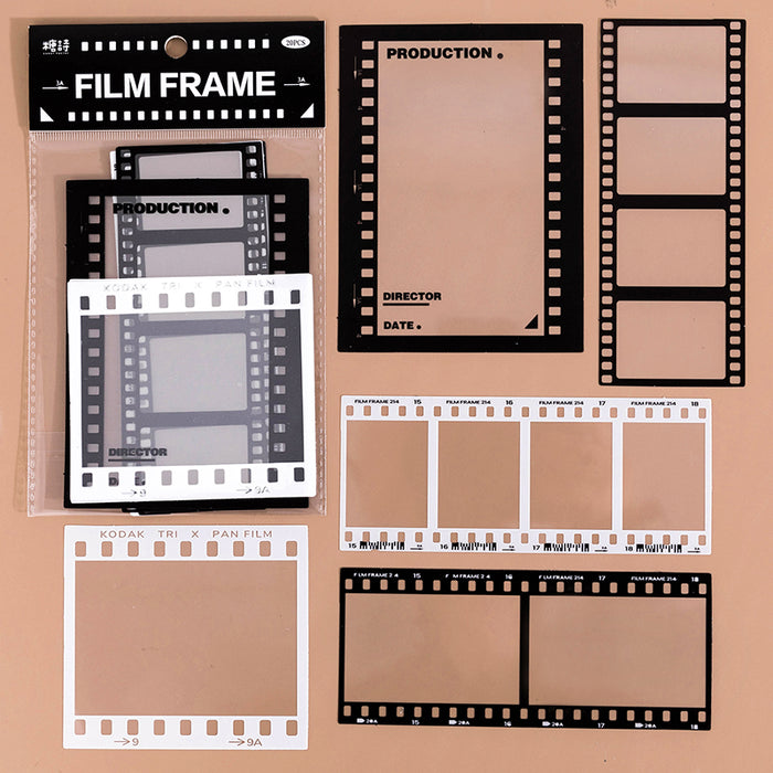 FILM FRAME PET Flake Stickers