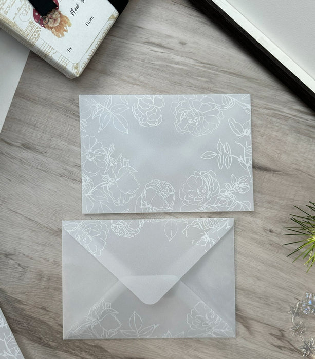 Vellum Envelope Pack // The Rose