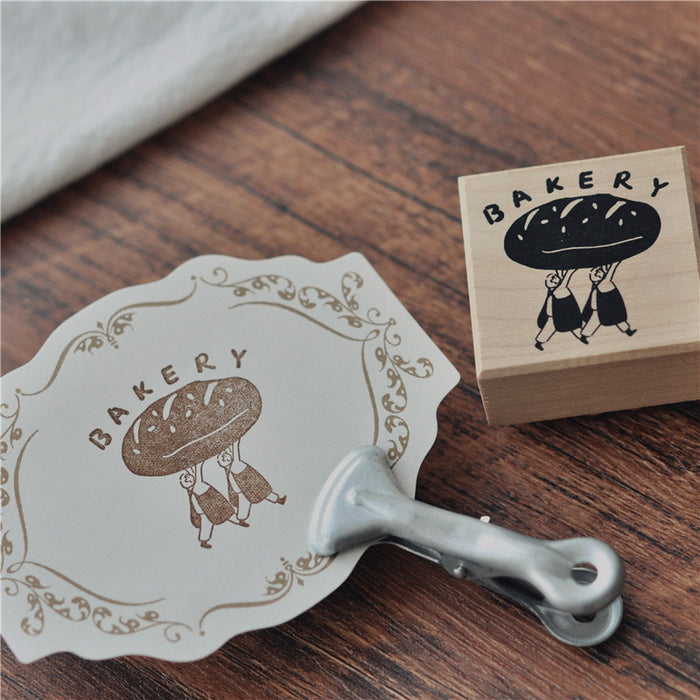 Maru Stationery Rubber Stamp Set // Bakery Party