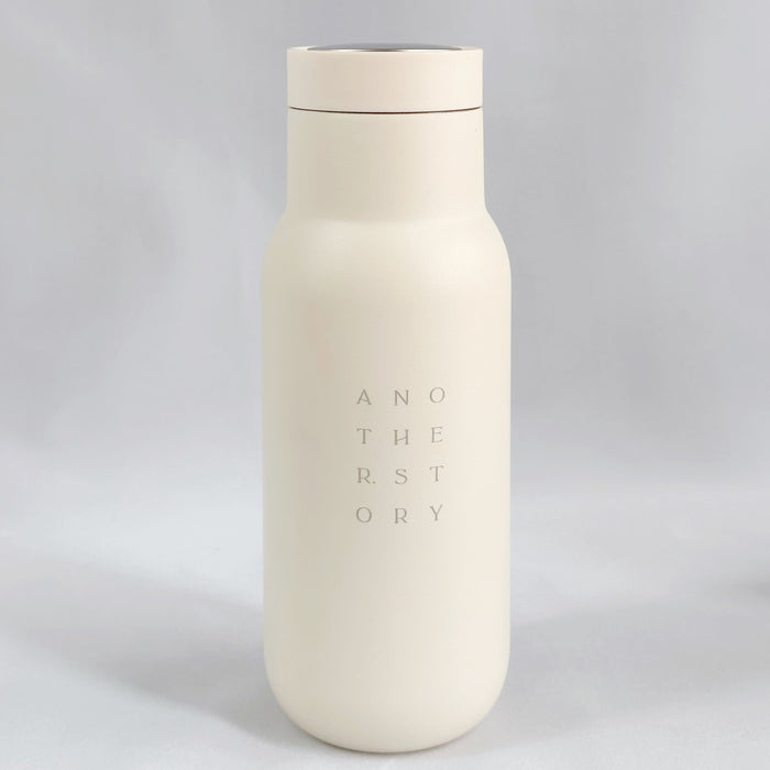 Another Story Premium Collection // Stainless Steel Bottle: White Words