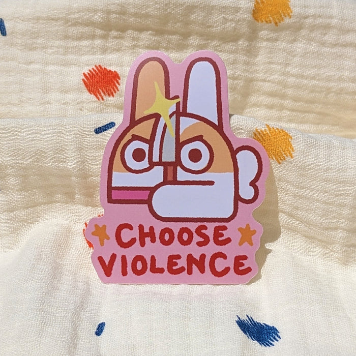 PugiBuni Sticker Flake // Choose Violence