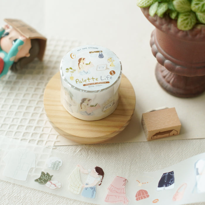 teayou Die-Cut PET Tape // Palette Life 1