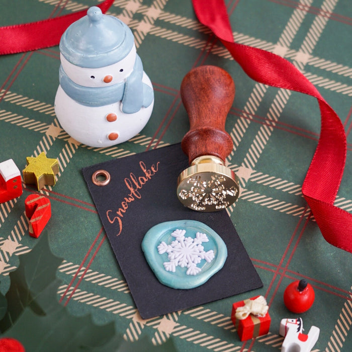 Wooden Wax Seal | Snowflake I