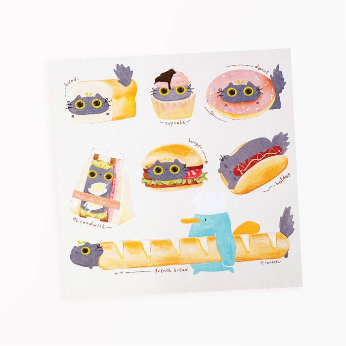 Nomdefur Art Print // Platyboi Bakery (Square)