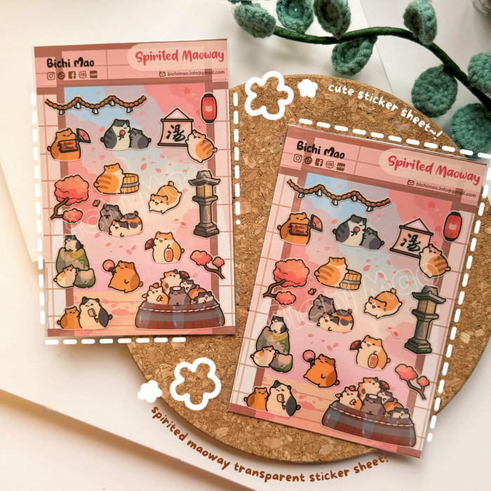 Bichi Mao Sticker Sheet // Spirited Maoway