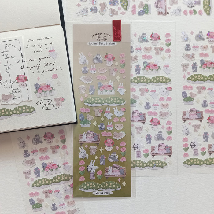 Sourteahouse Sticker Sheet // Spring Park