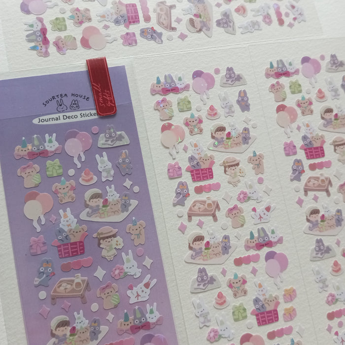 Sourteahouse Sticker Sheet // Picnic Party