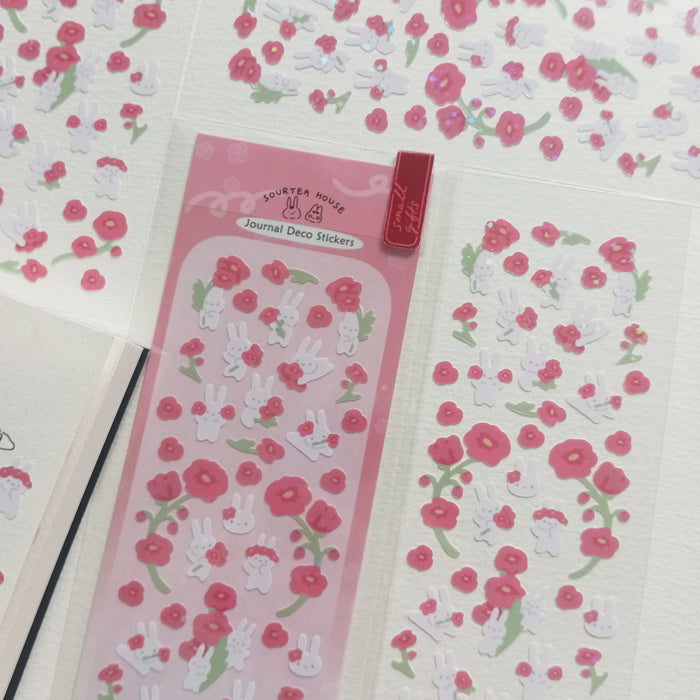 Sourteahouse Sticker Sheet // Poppy