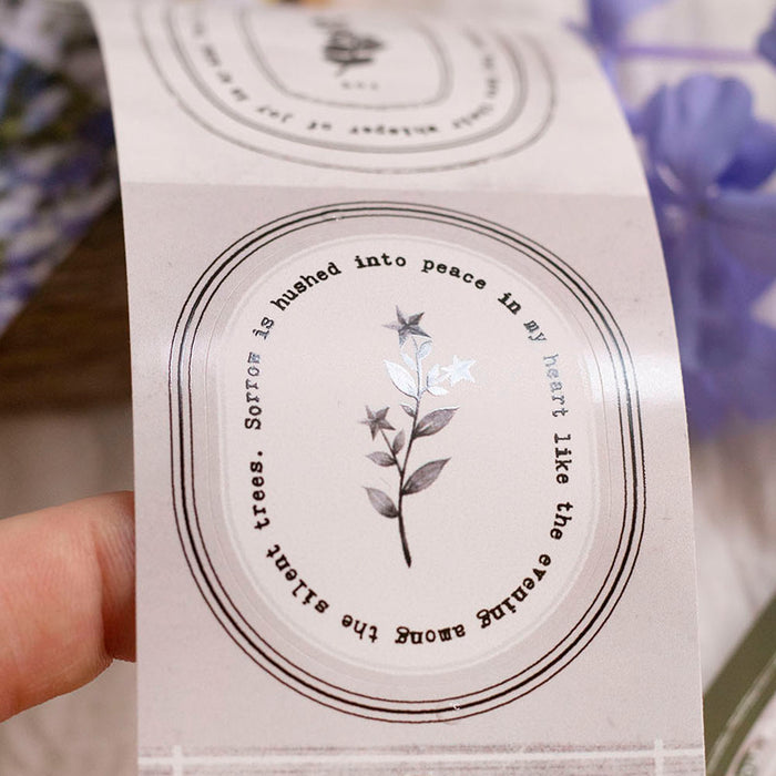 Loi Design Stray Flower Die Cut Paper Tape