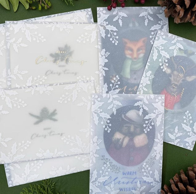 Vellum Single Envelope // Christmas