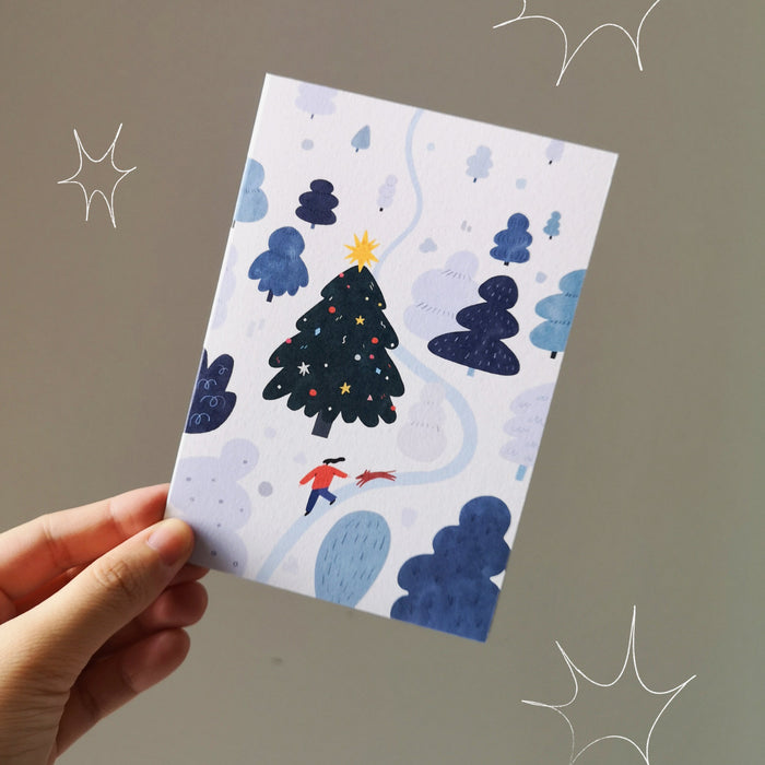 Ke ai de ke Christmas Card // Snow