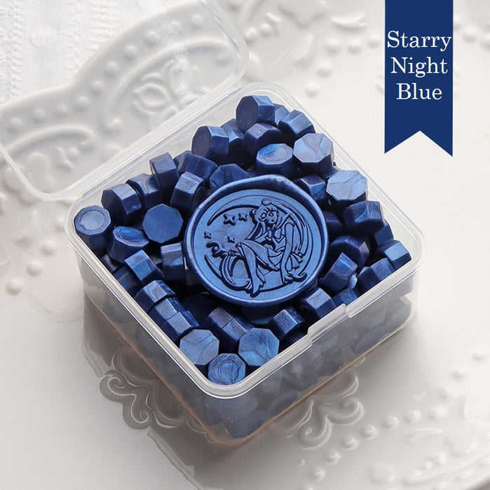 Wax Beads for Wax Sealing / Starry Night Blue
