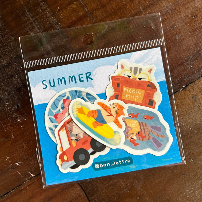 Bon Lettre Sticker Pack // Summer