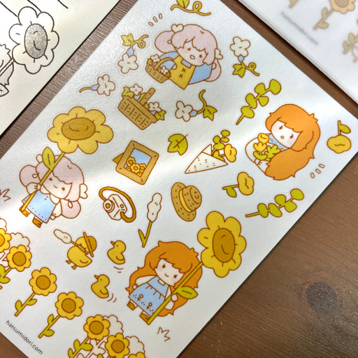 Journal Supplies Sticker Sheet — hatsumidori