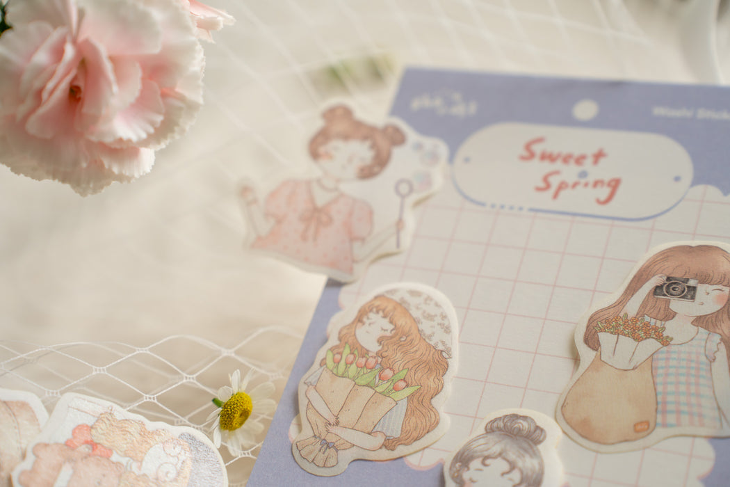 Qiara Sticker Pack // Sweet Spring (Washi)