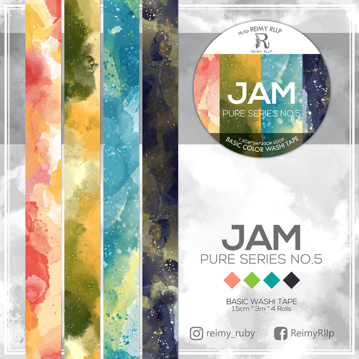 Reimy Pure Series Washi Tape Set // Jam