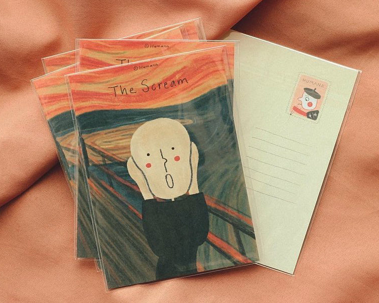 Humana Artist Series Postcard // The Scream