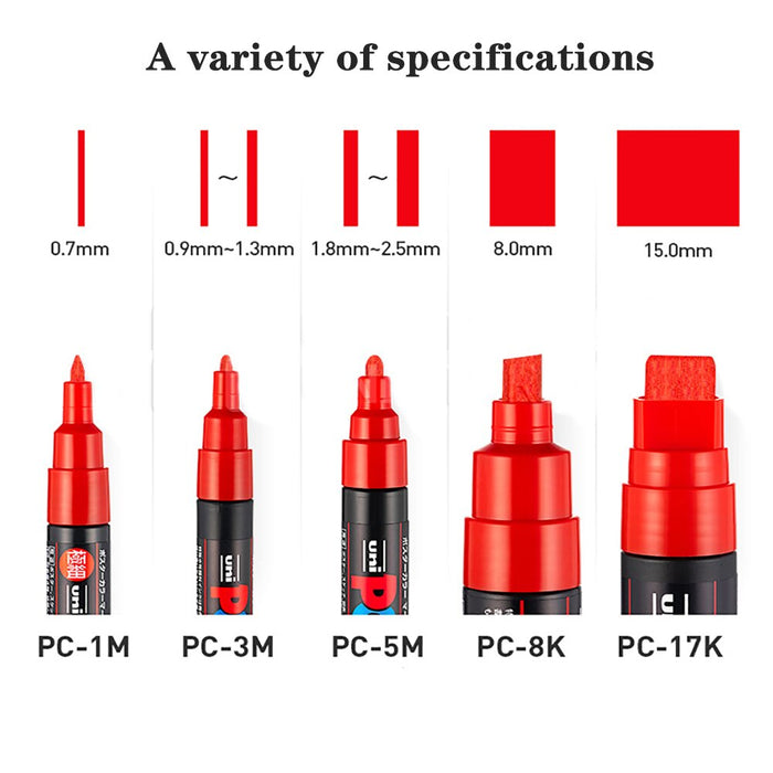 Posca PC-1M (0.7mm) - Set de 8 Colores Pastel