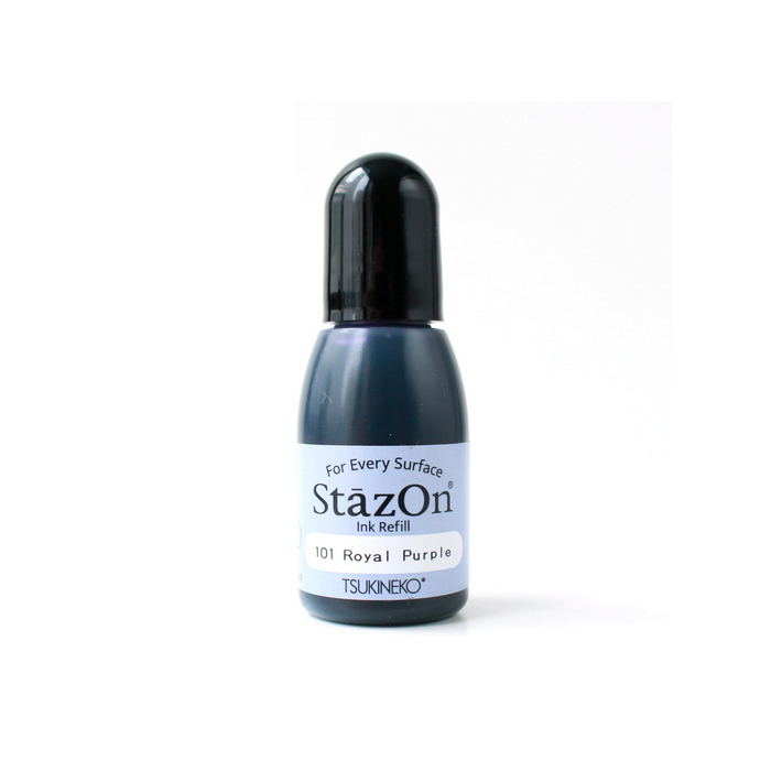 StazOn Large Pigment Ink Pad | Jet Black (Waterproof)