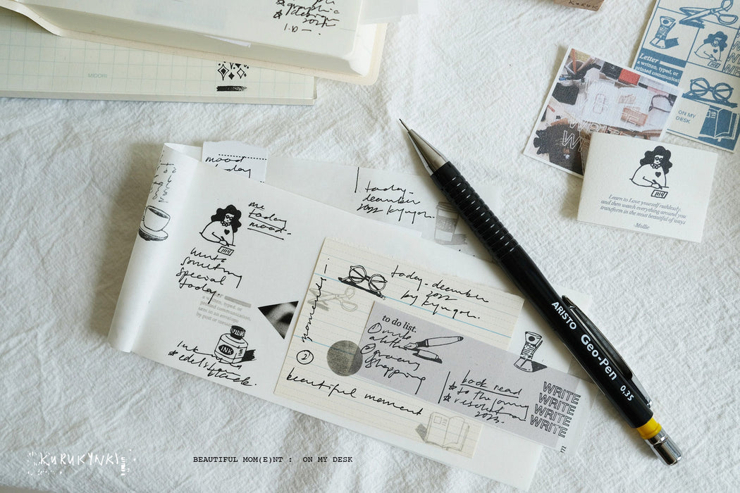 Kurukynki Rubber Stamp Collection // Beautiful Moments - Write