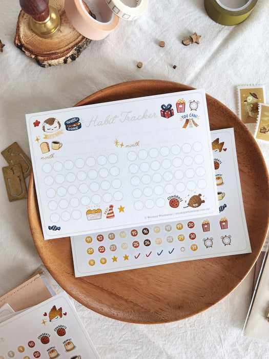 Whimsy Whimsical Habit Tracker Starter Set - Cookies & Critters