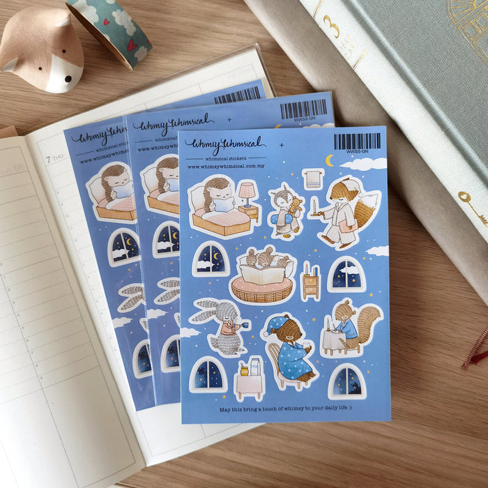 Whimsy Whimsical Sticker Sheet - Good Night
