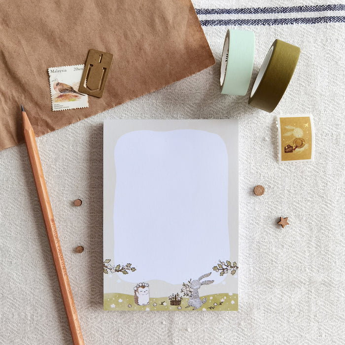 Whimsy Whimsical Memo Pad - Meadow Blooms