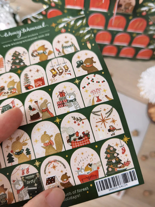 Whimsy Whimsical Christmas Sticker Sheet